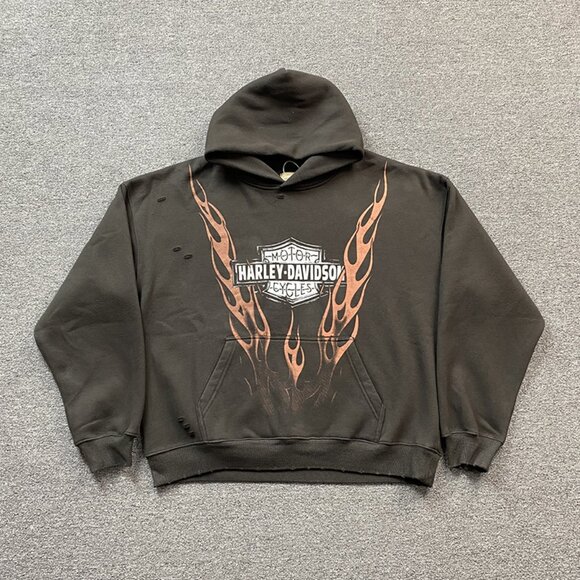 CHOOOSELF Harley Davidson Cool Flame Hoodie